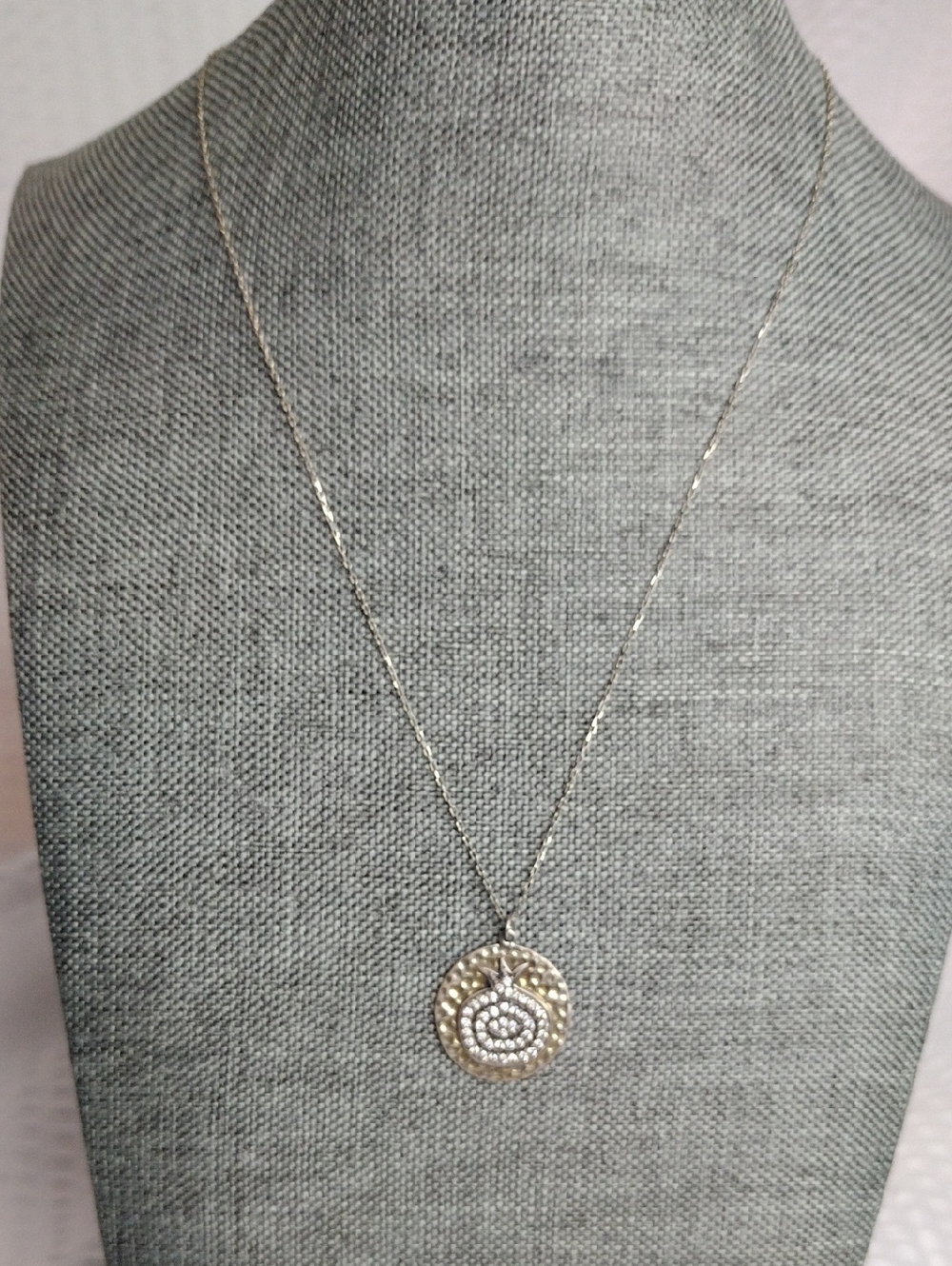 Sterling Silver Dazzling Pineapple Pendant Necklace With Stones